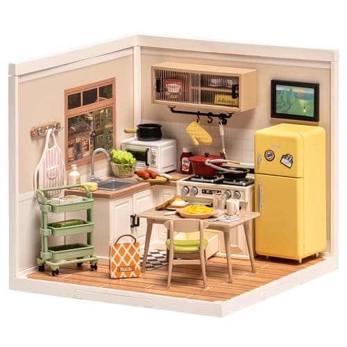 Image of Rolife Super Creator DIY Miniature House Kit Model Kits for Adults to Build Home Desk Bookshelf Decoration Craft Kits for Adults Gift Idea