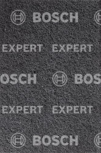 Image of Bosch 1x EXPERT N880 Fleece Pads (for Steel sheets, Stainless steel, Ø 152 x 229 mm, Medium S, Professional Accessory Hand Sanding)