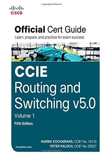 Image of CCIE Routing and Switching V5.0: Official Cert Guide Volume 1 by Kocharians, Narbik, Paluch, Peter, Odom, Wendell (August 27, 2014) Hardcover
