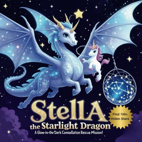 Image of Stella the Starlight Dragon: A Glow-in-the-Dark Constellation Rescue Mission: An Interactive Bedtime Story About Teamwork, Never Giving Up & Hidden Star Search Activities