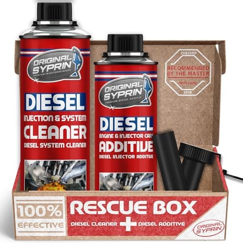 Image of SYPRIN Diesel Additive and Cleaner Bundle - maintaining and cleaning for diesel fuel motors engines systems injectors I engine injector - 250ml + 500ml