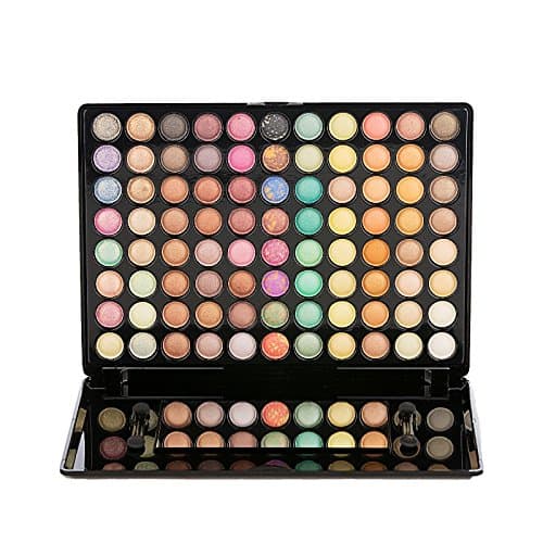 Image of Ruwhere 88 Colours Tones Eyeshadow Eye Shadow Palette Pallet Makeup Make Up Professional Pigmented Shimmer Matte Artist Gift Box Set Kit, Summer Tones (88-6)