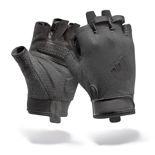 Image of adidas Essential Training Gloves - Moisture-Absorbing Aeroready Technology Coupled with an Extremely Comfortable, Durable Faux Suede Palm