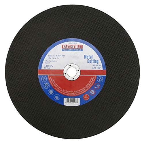 Image of Faithfull Cut Off Wheel 350X3.5X25 Metal