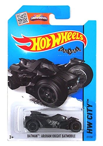 Image of Hot Wheels - HW City - Batman Arkham Knight Batmobile - Long Card (Black)