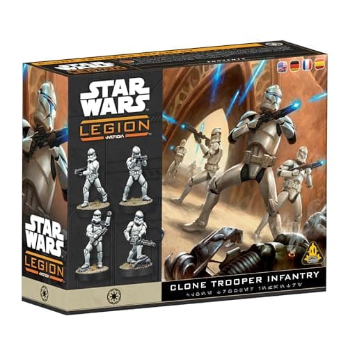 Image of Asmodee | Star Wars: Legion - Clone Troopers Infantry | Miniature Board Game | Ages 14+ | 2 Players | 90+ Minutes Playing Time