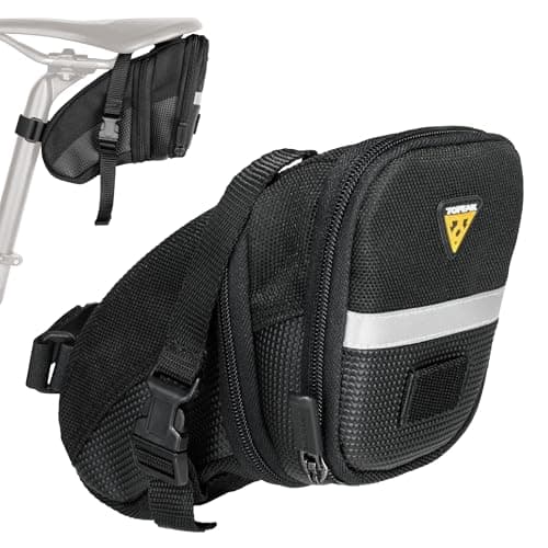 Image of Topeak Aero Wedge Pack Saddle Bag, Strap Fit, Medium, Black
