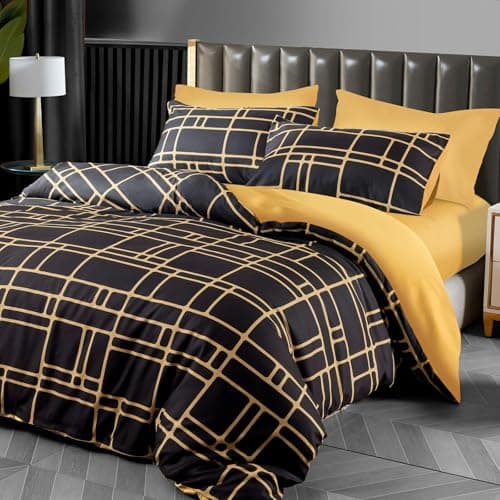 Image of Pamposh Super King Duvet Set Premium Brushed Microfiber Super King Duvet Cover Ultrasoft Hypoallergenic Duvet Cover Super King Size Non Iron Luxury Bedding Set With Zipper Closure