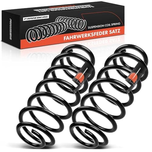 Image of Frankberg 2x Coil Spring Rear axle Compatible with O.c.t.a.v.i.a II Combi 2004-2013 J,e,t,t,a III 2004-2010 Golf Plus 2005-2013 Golf VI V Variant 2007-2013 Replace# 1K0511115BG