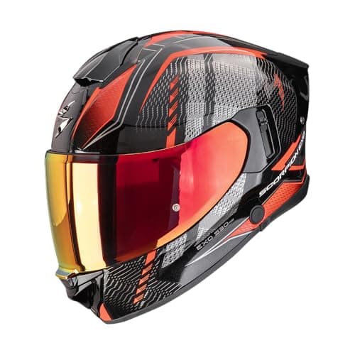 Image of Scorpion Exo-530 Air Theras Integral Helmet Black/Red, S (55/56)