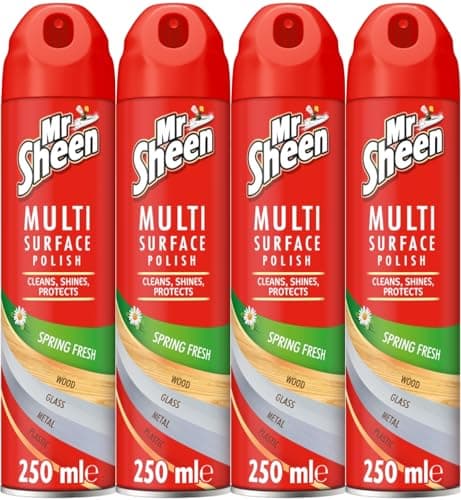 Image of Mr Sheen Multi-Surface Polish 250ml (PACK OF 4) (Spring Fresh)