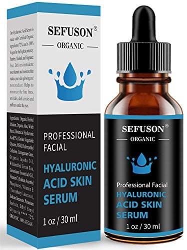 Image of Hyaluronic Acid 5% + Vit E, Best Pure Hyaluronic Acid Moisturiser for Face, Anti Ageing & Anti Wrinkle Moisturiser Hyaluronic Acid Serum, Fine Lines & Sensitive Skin, Improve Age Spots (30 ML)