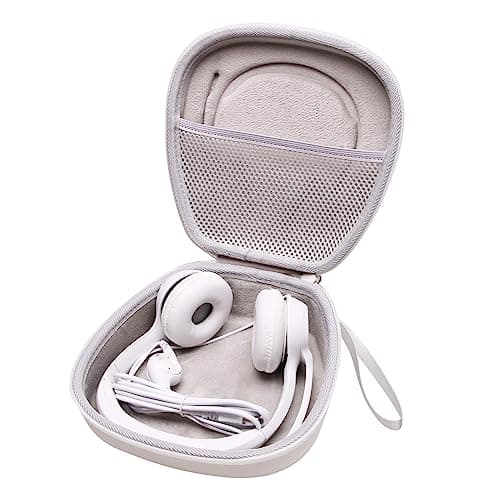 Image of Headset Headphone Case Compatible with Logitech H390, H430, H570e, Zone 300, Zone 301 or JLab Go Work, JIAMQISHI, EAGLEND Headset, White(Case Only)