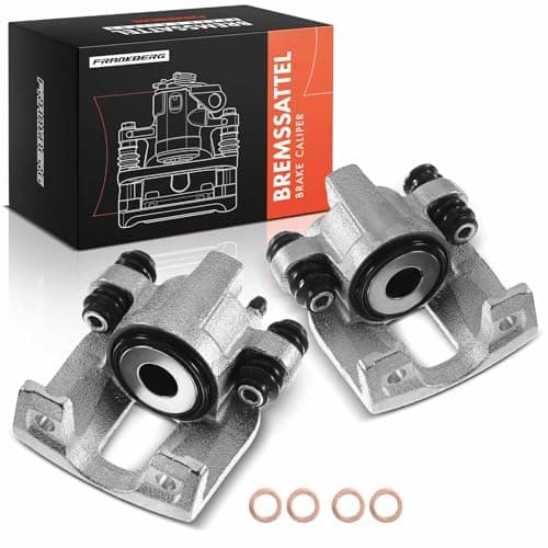 Image of Frankberg 2x Brake Caliper Disc Brake Rear Axle Left Right Compatible with Grand Cherokee I ZG ZJ 2.5L-5.9L 1994-1998 Replace# 4762102 4762103