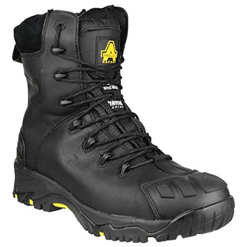 Image of Amblers Safety FS999C S3 Mens Metal Zip Boots (9 UK) (Black)