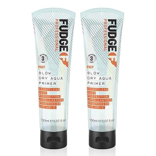 Image of Fudge DOUBLE Blow Dry Aqua Lightweight Heat Protection Hair Styling Primer & Shine Finish 150ml