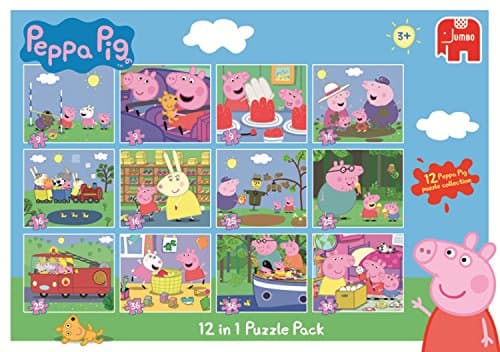 Image of Peppa Pig 12 in 1 Puzzle Pack