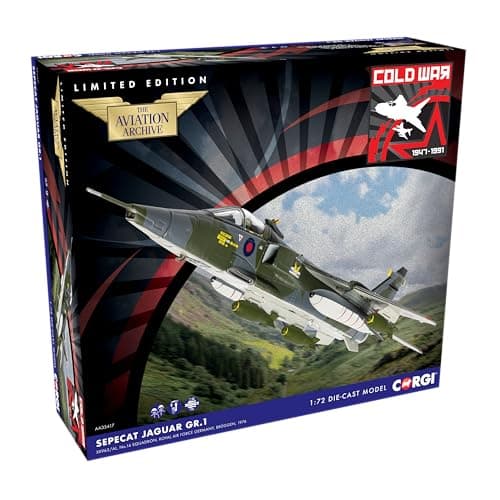 Image of Corgi AA35417 SEPECAT Jaguar GR.1 XX963/AL, Germany, 1976 Aviation Die Cast Metal Collectible