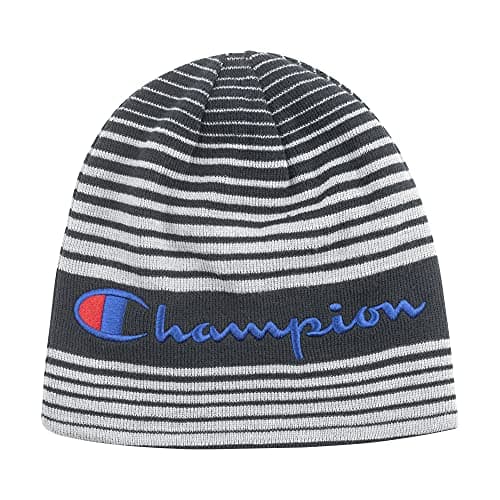 Image of Champion Reversible Beanie, Black, One Size