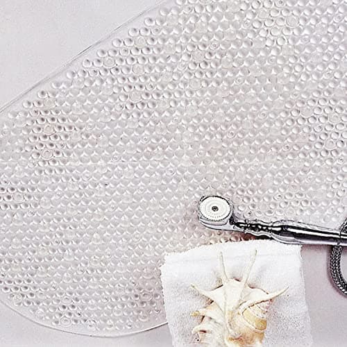 Image of Sabichi Oval Bathmat, Plastic, Clear by Sabichi