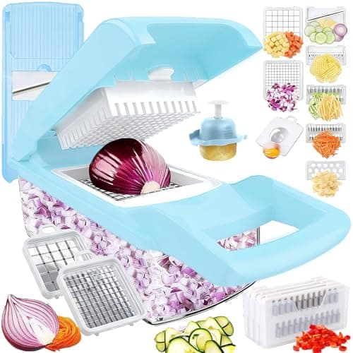 Image of Pro-Series 16-in-1 Vegetable Chopper, Box Mandoline Slicer Manual w/Container, Mandolin Grater Cutter for Salad Onion Food Veg (Home Essential & Accessories, Kitchen Cooking Tool & Gadgets)
