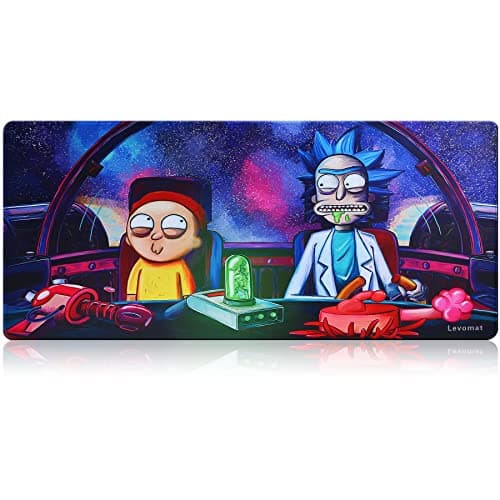 Image of Levomat Gaming Mouse Mat Large Mouse Pad XL Mouse Pad Table Mat Large Size Stylish patent Desk Mat Rubber Base with Smooth Surfaces Non-slip (9040 dinner B2)…