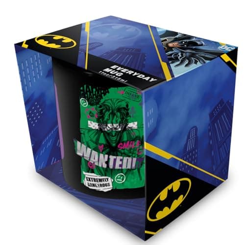 Image of Pyramid International Batman (Joker) Black Mug - 10Oz / 315Ml Ceramic Mug - One Size