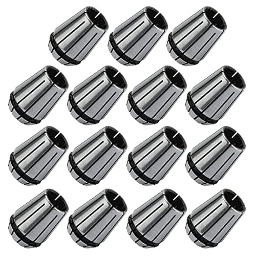Image of ER25 Collet Chuck Set 15pcs Self-release Design Spring Collet Chuck Milling Lathe Tool Holder for CNC Milling Lathe Hardened & Precision Ground, Widely Used in Machining