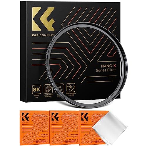 Image of K&F CONCEPT 77mm to 82mm Step-Up Lens Adapter Ring For Filters, Made of Brass, Filter Step Rings Compatible with All 77mm Camera Lens & 82mm UV CPL ND Filter Accessory