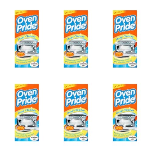 Image of Oven Pride Deep Cleaner, No Scrubbing Required, Easy Spray Application, 500ml, Pack of 6