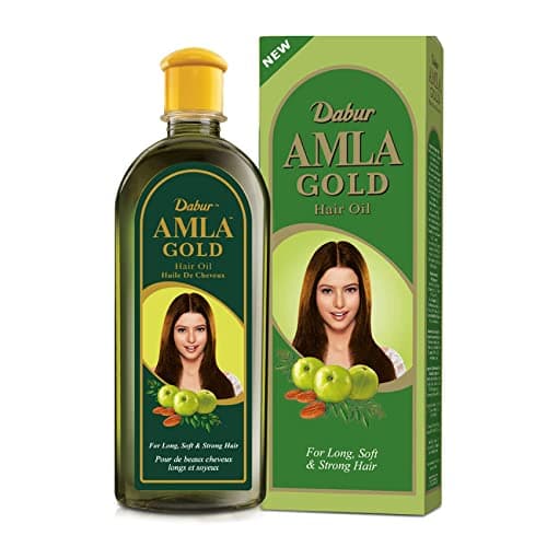Image of Dabur Amla Gold Hair Oil - 300ml | For Naturally Beautiful, Long, Soft & Strong Hair | Blend with Almond, Amla & Henna | For Root To Tip Nourishment