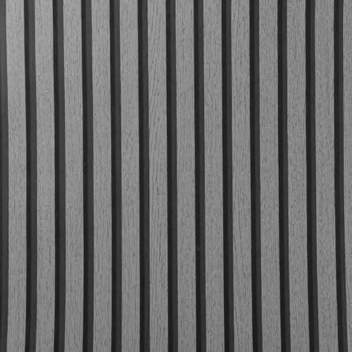 Image of Swehooirt Wood Slats Wallpaper Dark Grey and Black Wallpaper Panel Wood Grating Rustic Wooden Slat Wall Panelling for Bedroom Living Room Hallway Stairs Lounge Hall