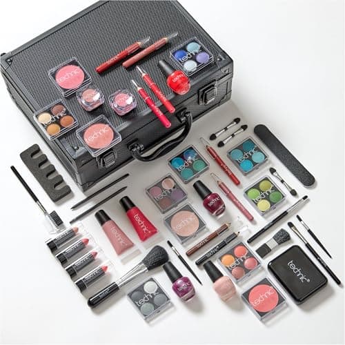 Image of Technic Super Beauty Case – All-in-One Portable Makeup & Nail Kit with 48 Pieces for Beginners & Aspiring MUAs