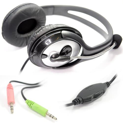 Image of kenable Dynamode DH-660 Stereo Headset with Microphone SKYPE/ZOOM/GAMERS