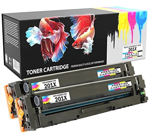 Image of Prestige Cartridge 201X CF400X Compatible Toner Cartridge for HP LaserJet Pro M252dw M252n MFP M274n MFP M277dw MFP M277n - 2 Black