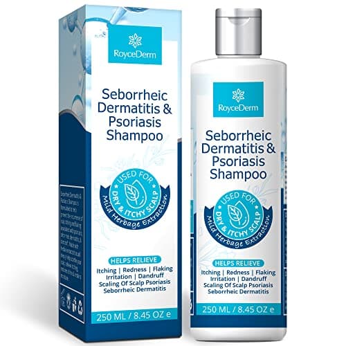 Image of Roycederm Seborrheic Dermatitis Shampoo – Psoriasis, Dandruff & Folliculitis Care – Scalp Treatment for Itch, Flakes & Irritation