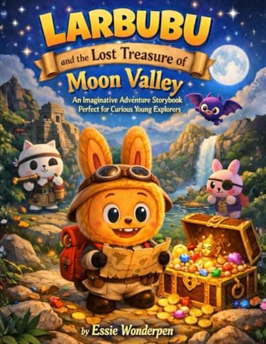Image of LARBUBU and the Lost Treasure of Moon Valley: An Imaginative Adventure Storybook Perfect for Curious Young Explorers