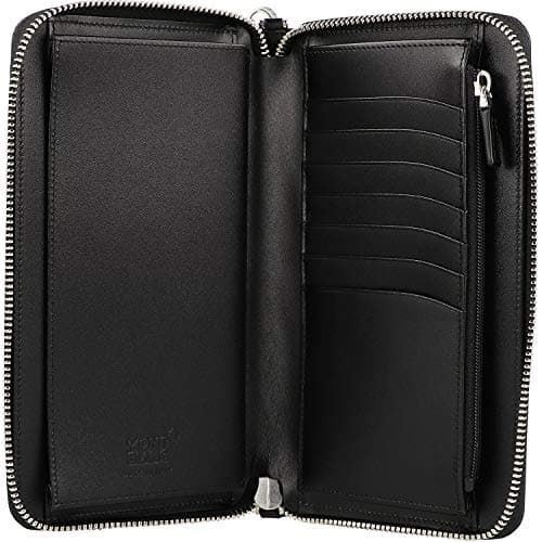 Image of Montblanc Meisterstück Compact Travel Wallet BK Wallet-Purse, Adults Unisex, Black (Black) One Size