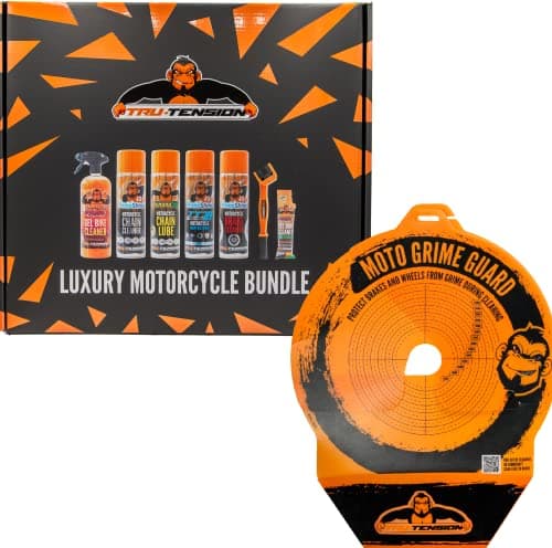 Image of Tru-Tension | Moto Grime Guard Luxury Bundle | Clean, Lube & Protect | Motorcycle Tools