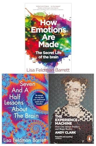 Image of Seven and a Half Lessons About the Brain, How Emotions Are Made and The Experience Machine 3 Books Set by Lisa Feldman Barrett, Andy Clark