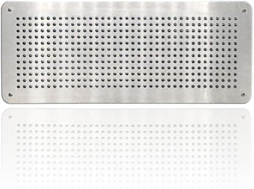 Image of Air Brick Cover for Pest Proofing – Rat/Mouse Prevention Air Vent Cover – Aluminium Alloy Cover to Stop Rodents & pests Entering Property – for Internal or External use (Pack of 1, 100 X 250mm)