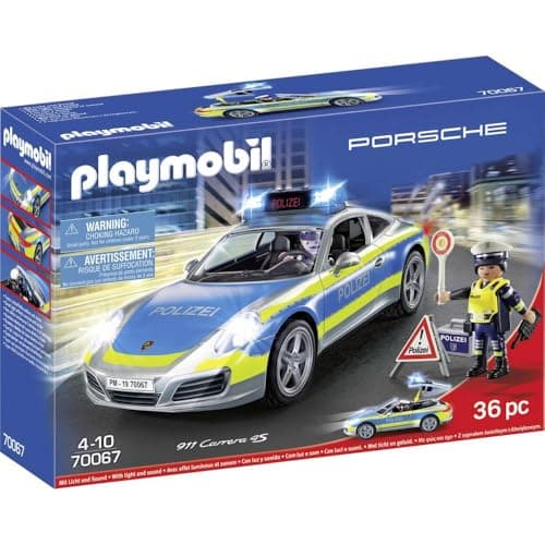 Image of PLAYMOBIL Porsche 70067 City Action Porsche 911 Carrera 4S Police