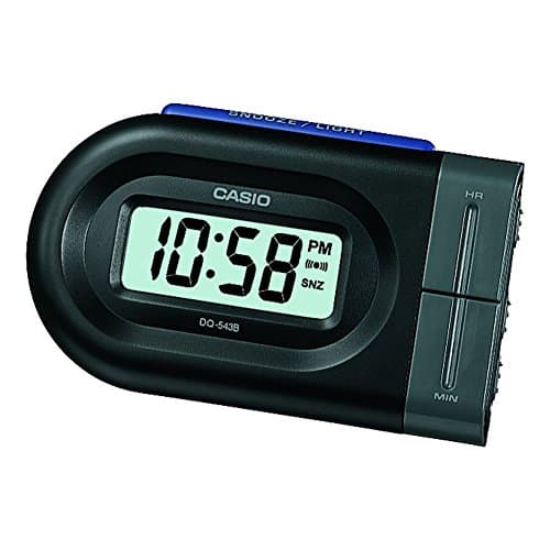 Image of Casio Collection Wake Up Timer Digital Alarm Clock DQ-543B-1EF , Black