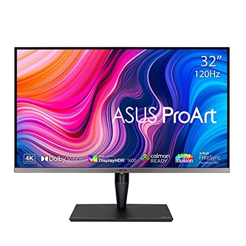 Image of ASUS ProArt PA32UCG-K - 32 Inch 4K UHD - 16:9, IPS, 3840 x 2160, MiniLED, Local Dimming, Calman, 10-bit, DisplayHDR 1400 - Ergonomic, Pivot, X-rite i1 - DP 1.4, HDMI 2.1, Thunderbold, 60W USB-C, USB