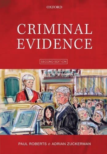 Image of Criminal Evidence by Paul Roberts (2010-10-21)