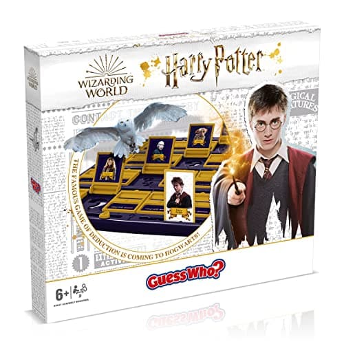 Image of Winning Moves Harry Potter Guess Who? Board Game, Play with Ron, Hermione, Dumbledore, Snape, Voldemort, for ages 6 plus, great gift for little witches, wizards and muggles