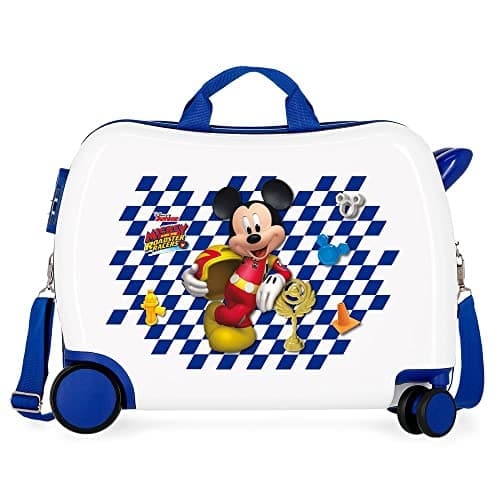 Image of Disney Mickey, Good Mood Children's Suitcase, Multicolour 50 x 38 x 20 cm, Rigid ABS Combination Lock 34 L, 2.1 Kg, 4 Wheels Hand Luggage
