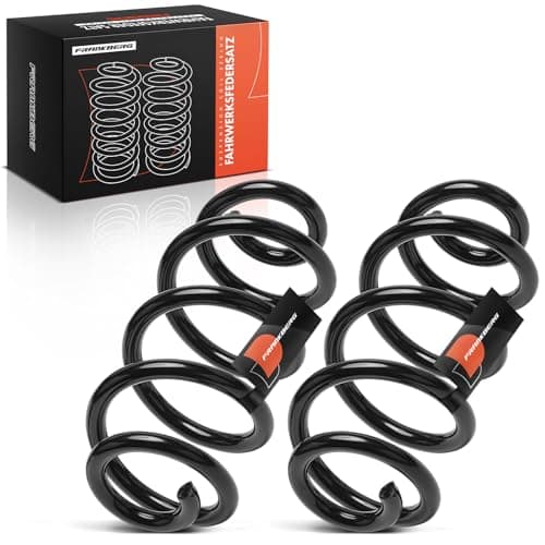 Image of Frankberg 2x Coil Spring Rear Axle Left Right coil spring Compatible with A4 8W2 8WC 2015-2019 Replace# 8W0511115EN