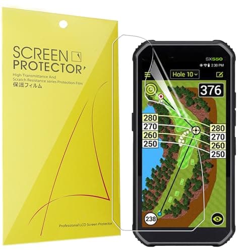 Image of Blueshaweu Compatible for SkyCaddie SX550 Screen Protector, [6 Pack] Full Coverage TPU Clear Film Compatible with SkyCaddie SX550 Handheld Golf GPS Bundle (6 Pack)