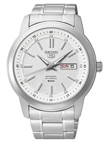 Image of Seiko 5 Mens Analogue Automatic Watch with Stainless Steel Bracelet SNKM83K1